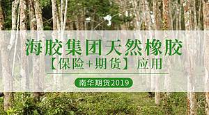 海胶集团天然橡胶“保险+期货”应用_南华期货2019