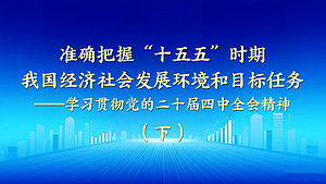 准确把握“十五五”时期我国经济社会发展环境和目标任务——学习贯彻党的二十届四中全会精神（下）