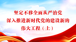 坚定不移全面从严治党，深入推进新时代党的建设新的伟大工程（上）