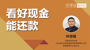 金融课程 看好现金 能还款